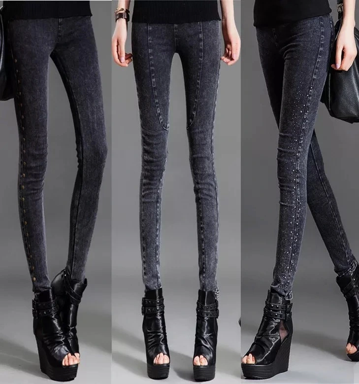 Early Autumn Leggings Tight-fitting High-waisted SmallFfeet Pencil Korean Pants