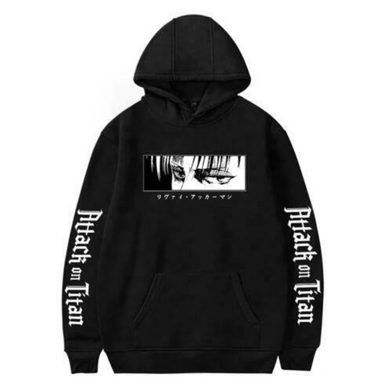 Hoodie Casual Sweater Unisex Anime Attack on Titan Print Pullover