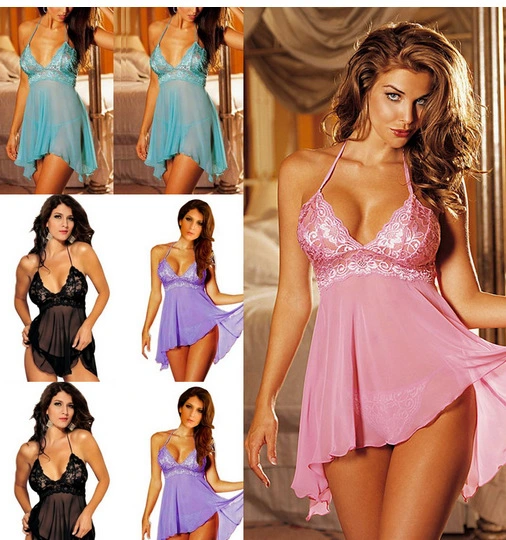 European And American Women's Nightdress XL Pajamas