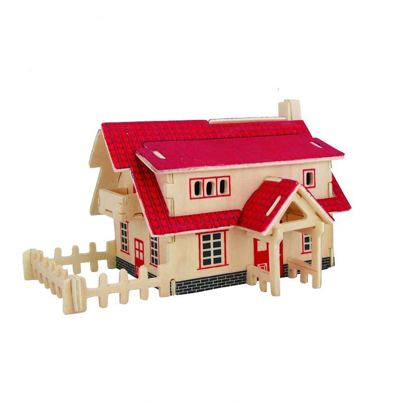 3d puzzle three-dimensional wooden puzzle