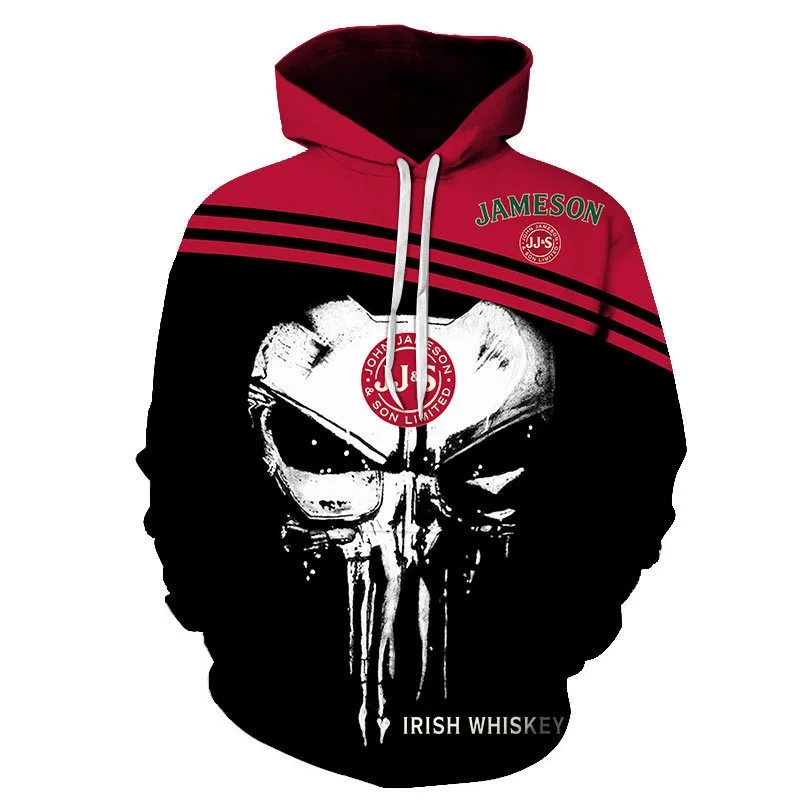 Hooded Pullover Fashion Loose Men's Sweatshirt