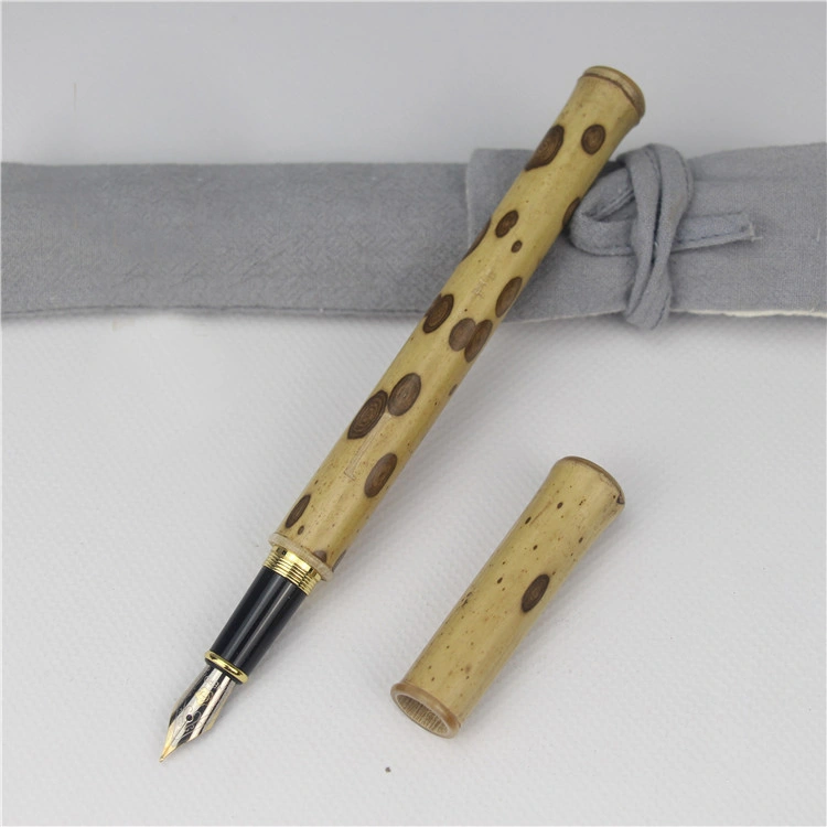 Natural Butterfly Bamboo Premium Pen