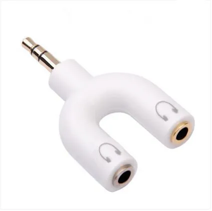 3.5mm audio adapter mobile phone headset splitter