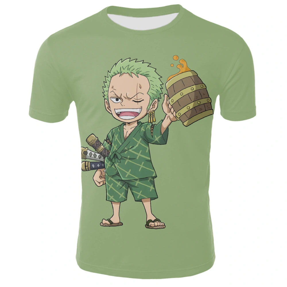 Printed children's short adult T-shirt