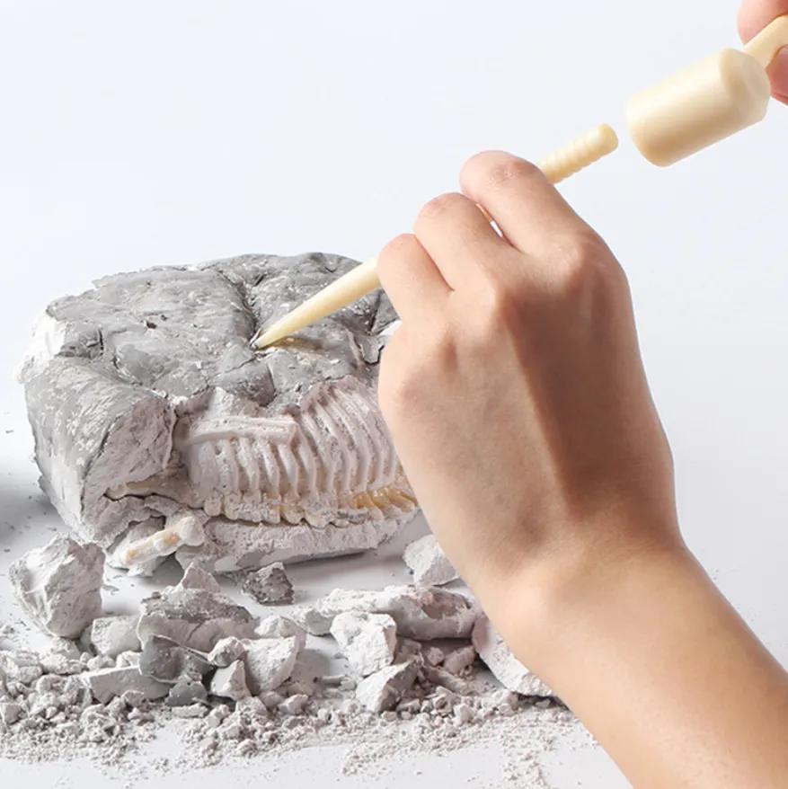 DIY puzzle dinosaur archaeological excavation toys