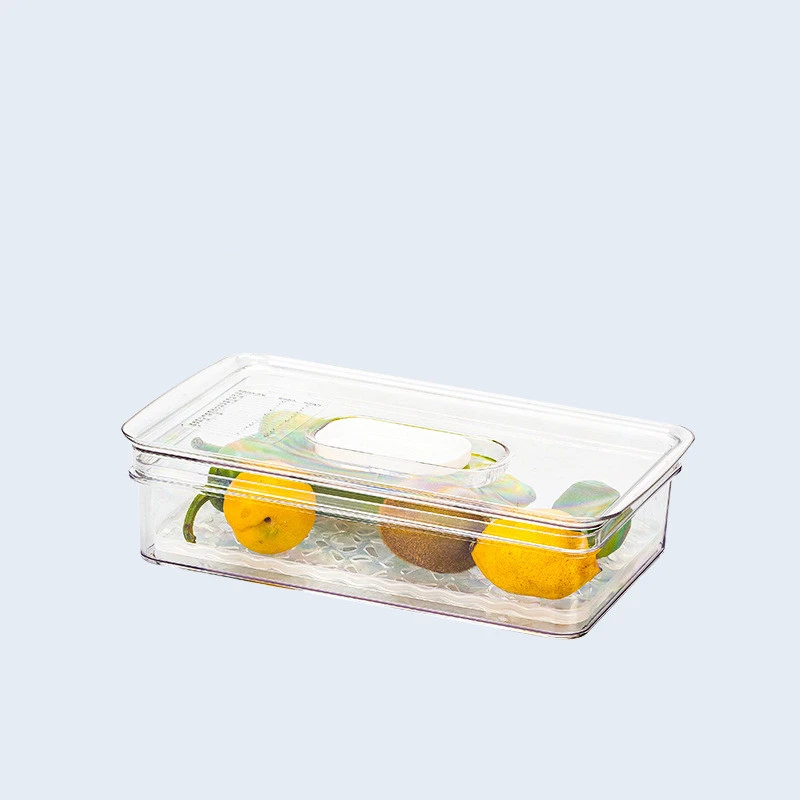 Refrigerator Food Storage Box Transparent Separated Dumpling Fresh-Keeping Box