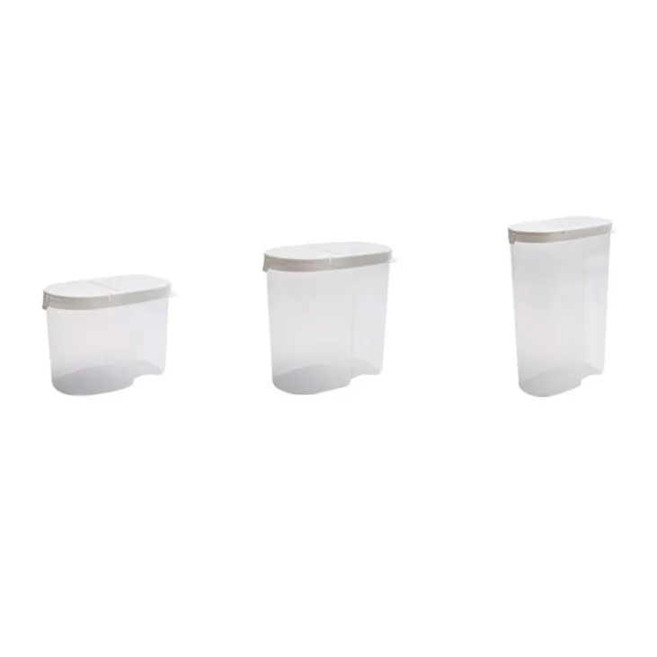 Whole grains sealed cans plastic kitchen food storage box