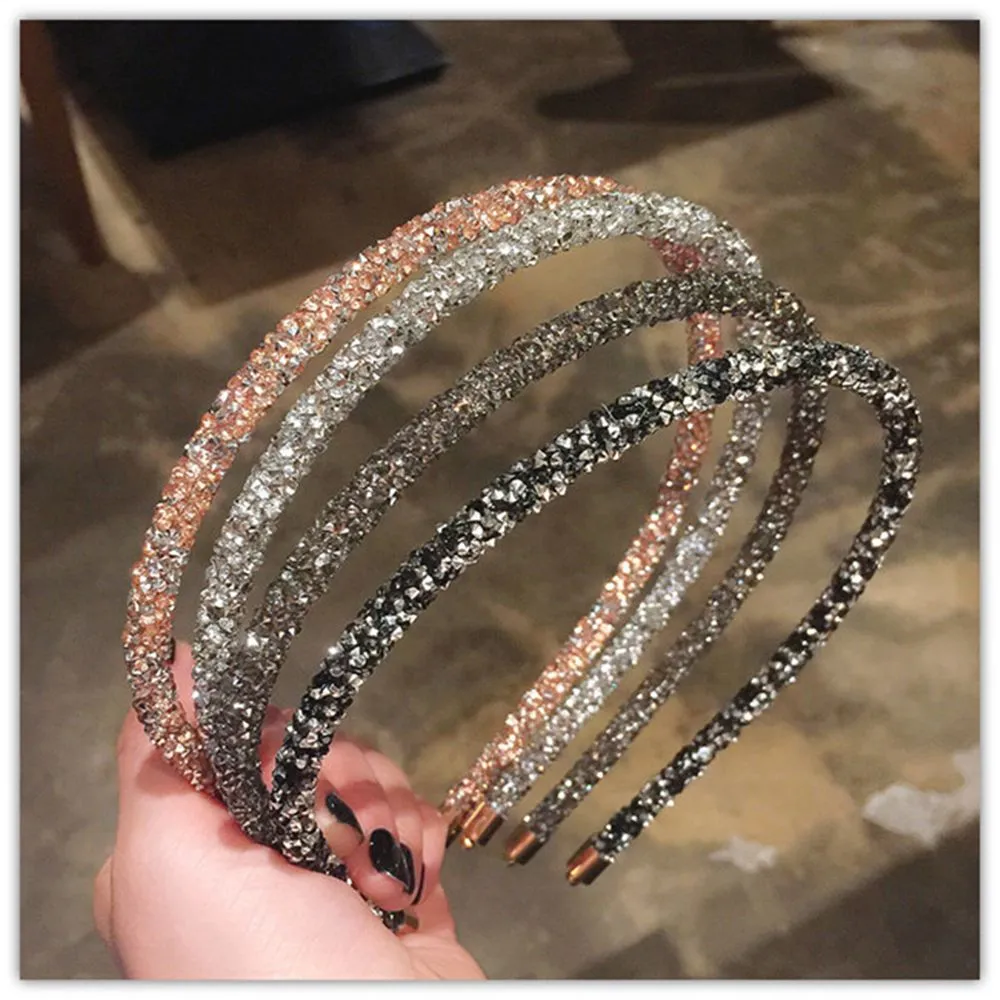 Fine flash diamond hairband with diamond