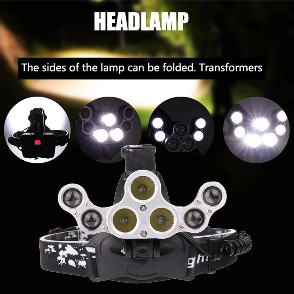 Glare outdoor headlights deformable LED headlights