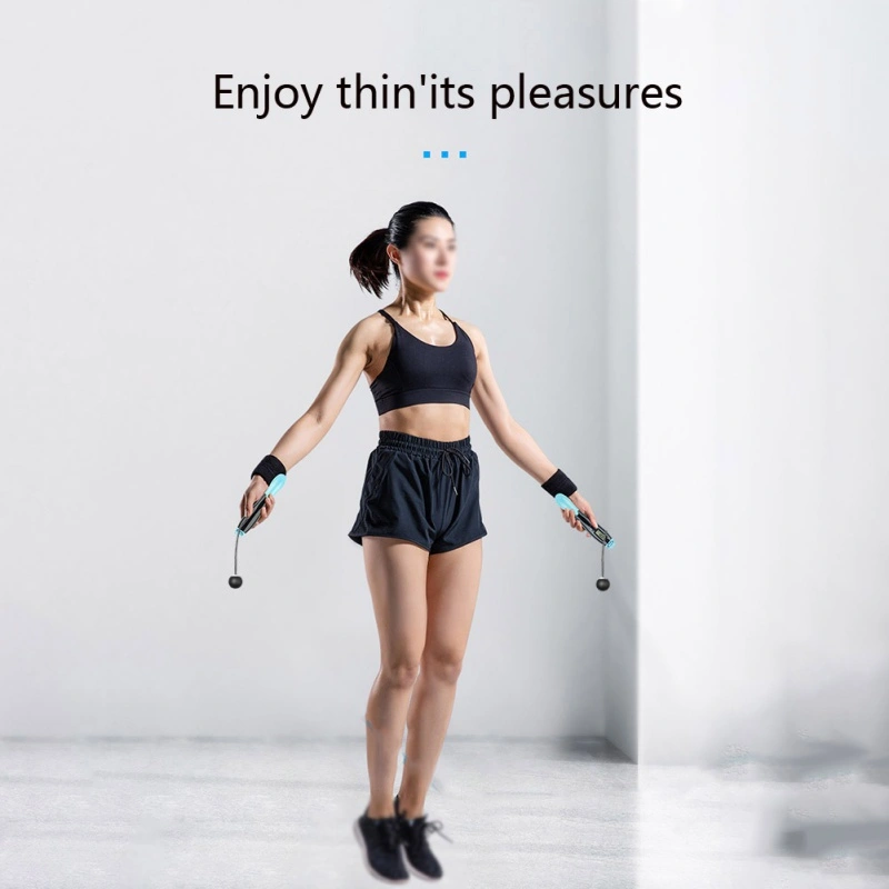 Cordless  Ropes Smart Electronic Digital Wireless Skip Rope Calorie Consumption Fitness Body Building Exercise Jumping Rope