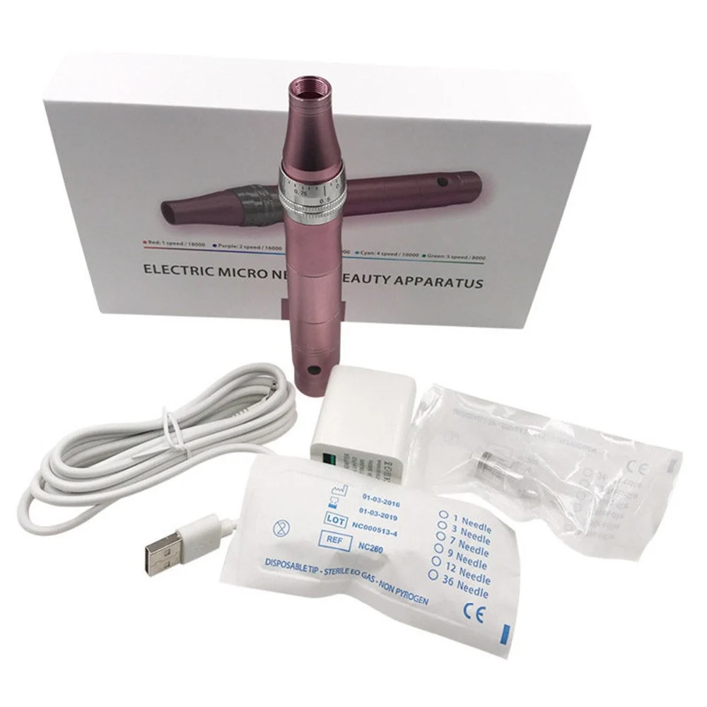 Micro-needles Stimulate The Skin To Tighten And Remove Scars. Skin Pen