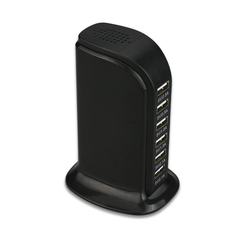 6-port USB socket for quick charging