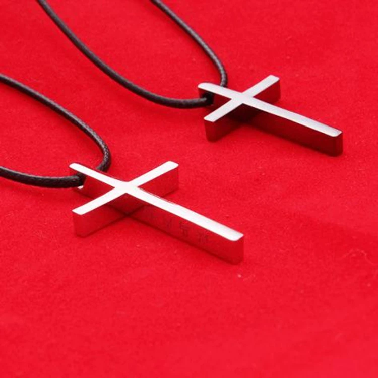 Glossy Cross Necklace