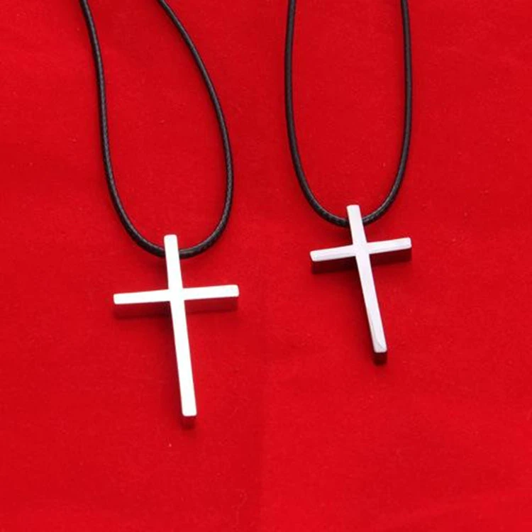 Glossy Cross Necklace