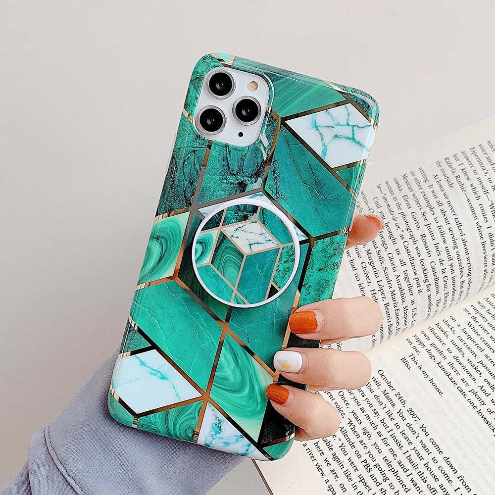 Compatible with Apple , Electroplating geometric phone case