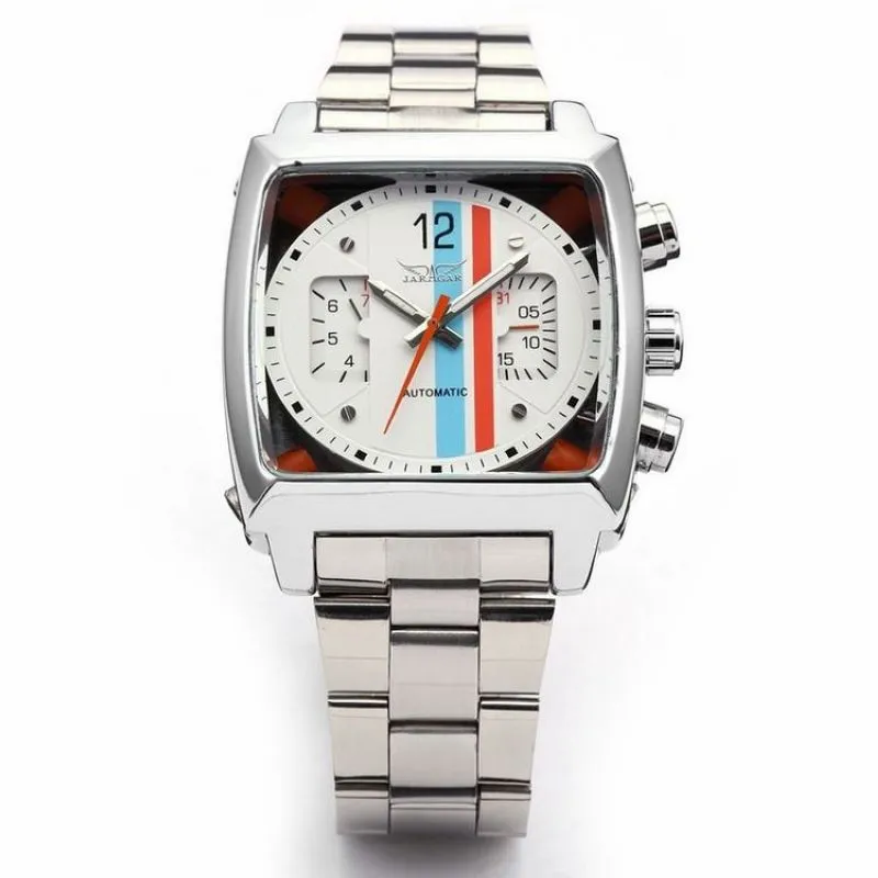 Square TV Date Men's Automatic Mechanical Watch