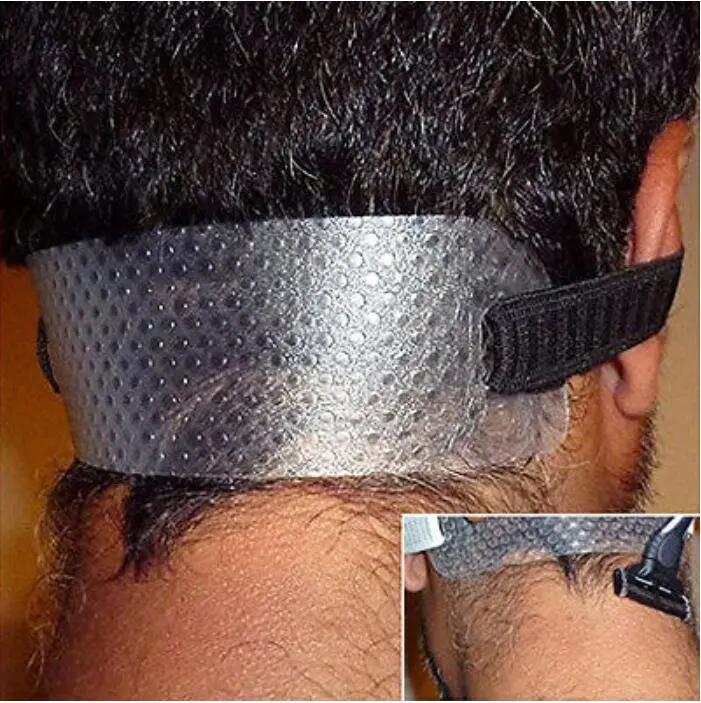 Men's shaving beard partition positioning cover