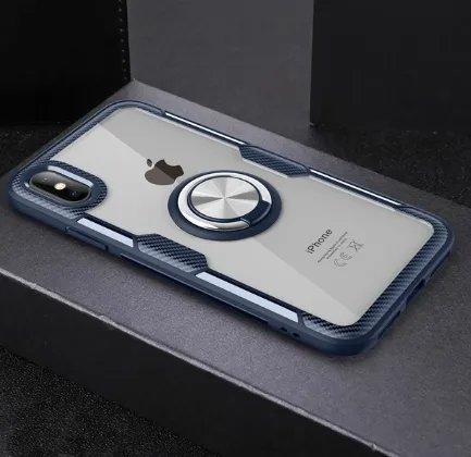 Transparent creative car bracket phone case