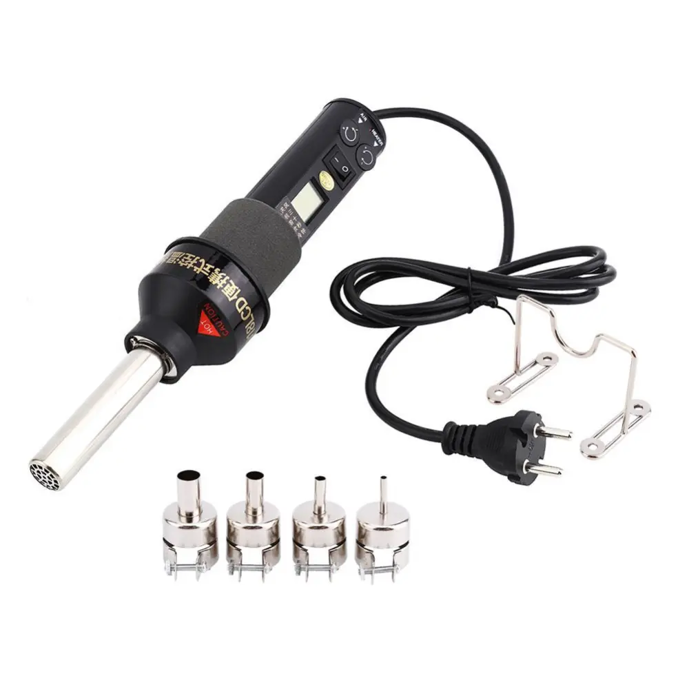 Portable Temperature Control Hot Air Gun Digital Display Drying Gun