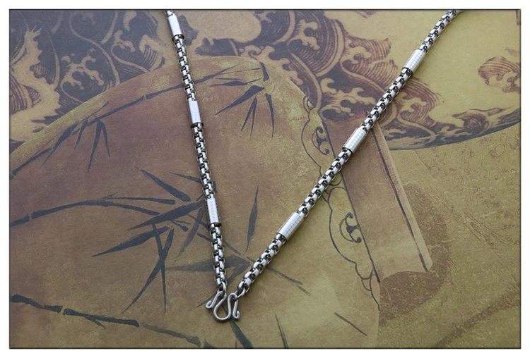 Stainless steel Guangong Guanyin Buddha Necklace