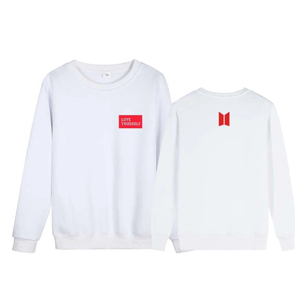 Plush crew neck sweater