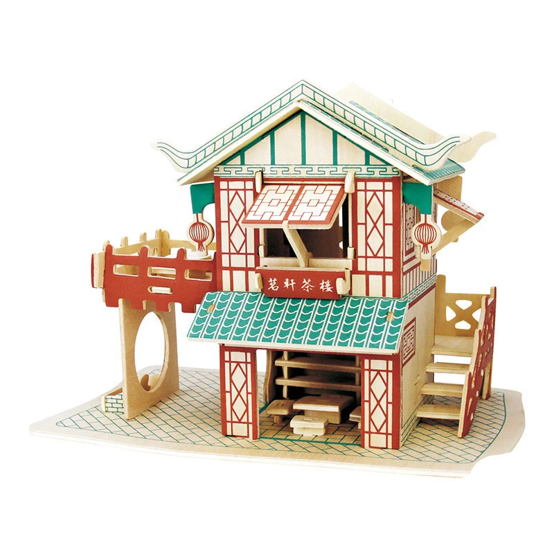 (Mingxuan Tea House) Wooden Puzzle