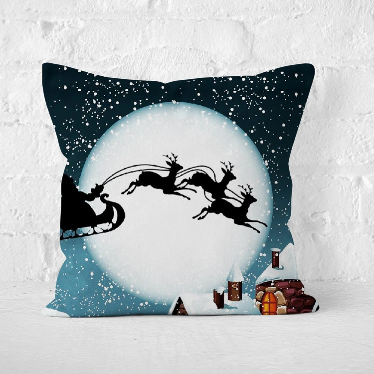 Christmas elements festive pillow rest