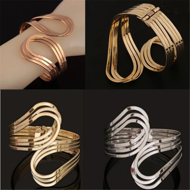 High-end exaggerated metal bracelet