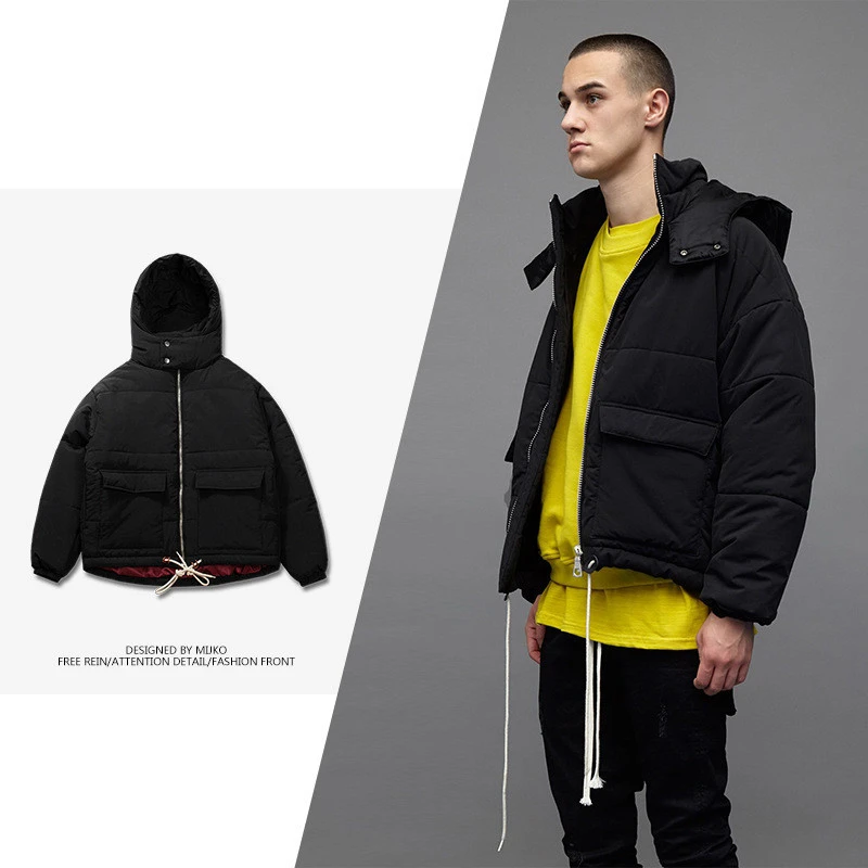 MIJKO Hooded Turtleneck Warm Jacket