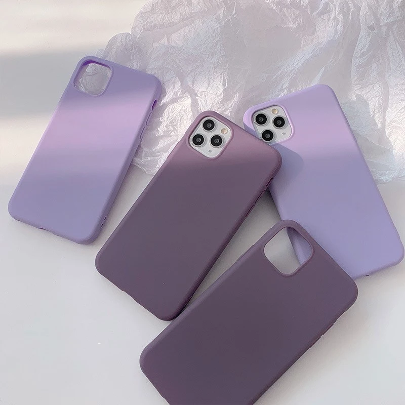 Light taro purple mobile phone case