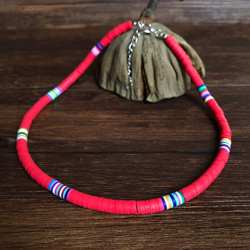 Handmade beaded ethnic necklace