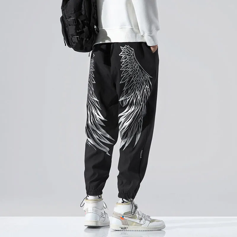 Men's Printed Loose Harem Casual Trousers