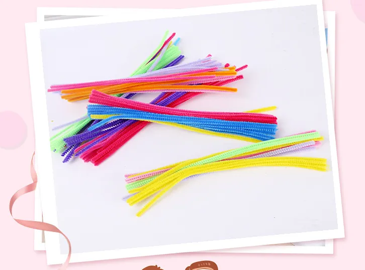 Plush bag DIY handmade material color hair root tops twisted bar hair kindergarten children creative toys