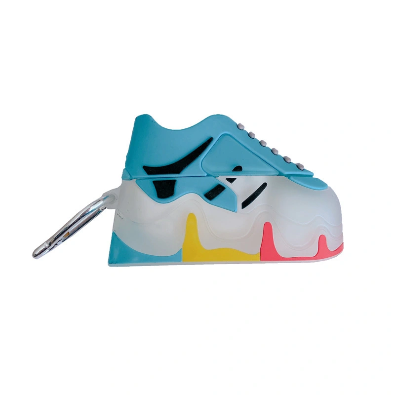 Compatible with Apple, Luminous rainbow sneakers earphone cover