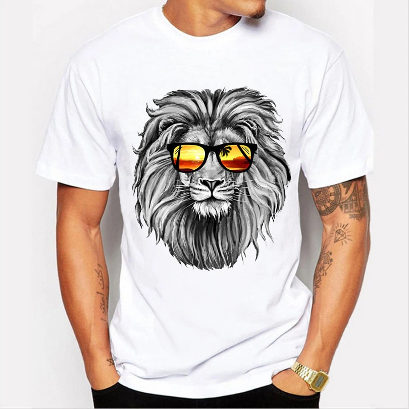 Fashion Men's Loose Printed T-shirt