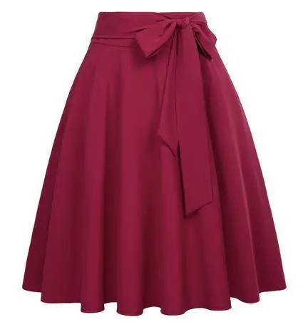 Women's bust pleated skirt
