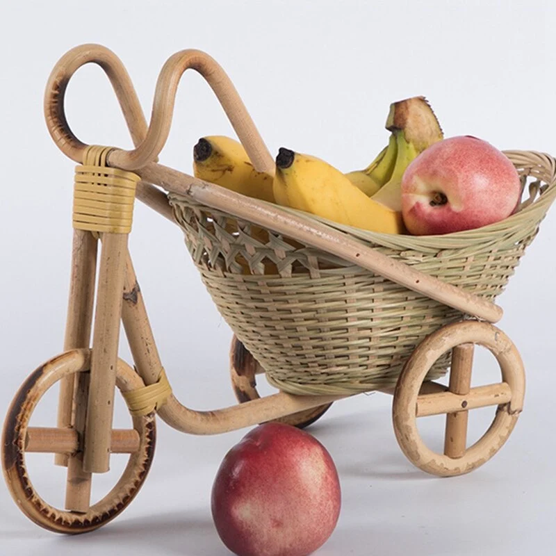 Bamboo Fruit Basket Decoration