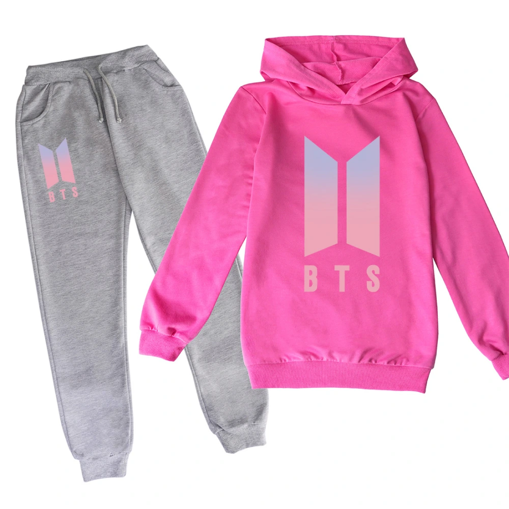 BTS Sweater Set Cartoon Children's Hoodie