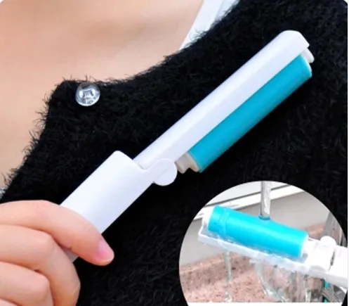 Washable hair sticky clothes hair remover to brush Hair stick roller dusting stick clothes roll and duster