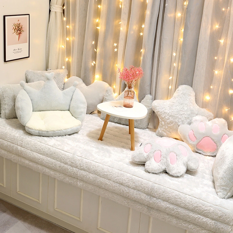 Imitation Rabbit Plush Floor Lazy Mat