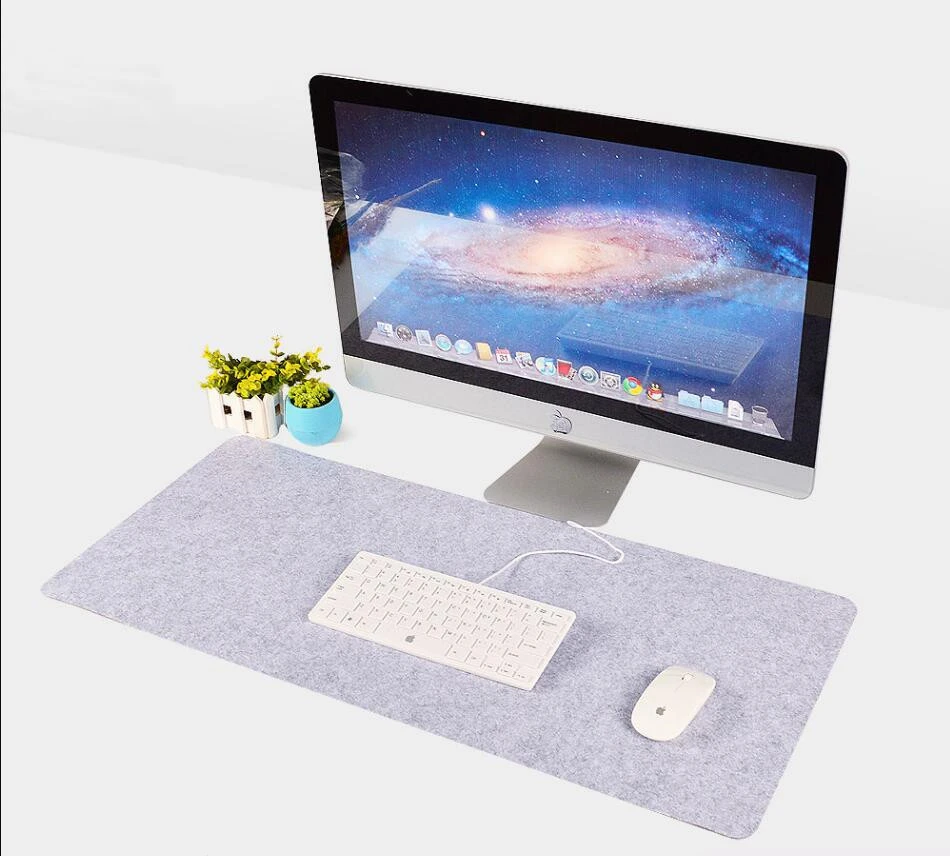 Thickened Felt Computer Desk Mat Simple Mouse Pad Gaming Desk Mat