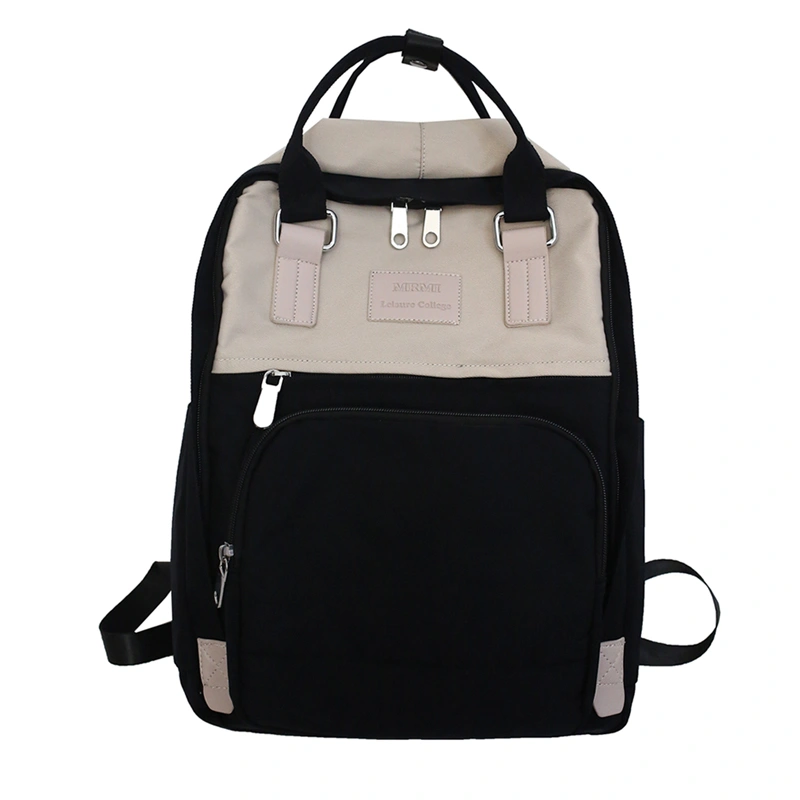 College Style Art Ins Neutral Color Matching Student Schoolbag 