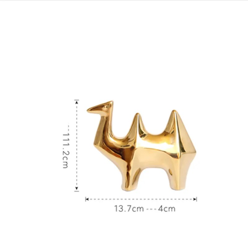 European Style Decoration Golden Animal Decoration