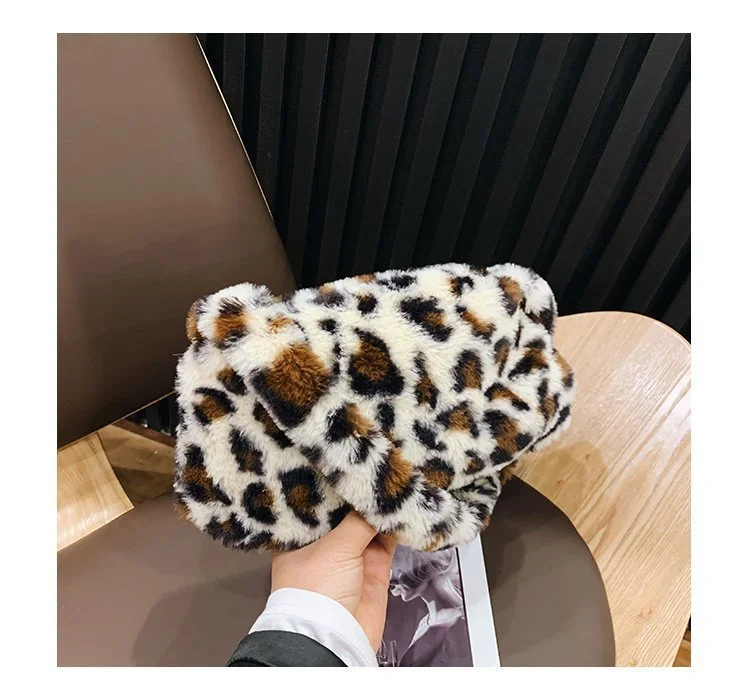 Fashion Lamb Wool Ladies Shoulder Bag