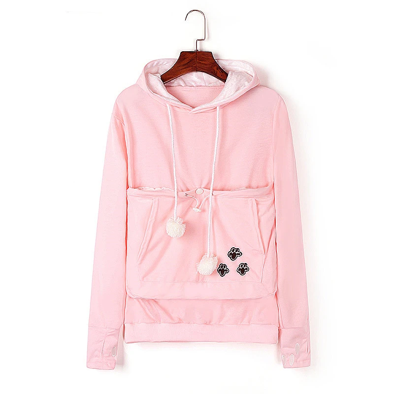 Comet Man's Big Pocket Top Hooded Pet Sweatshirt