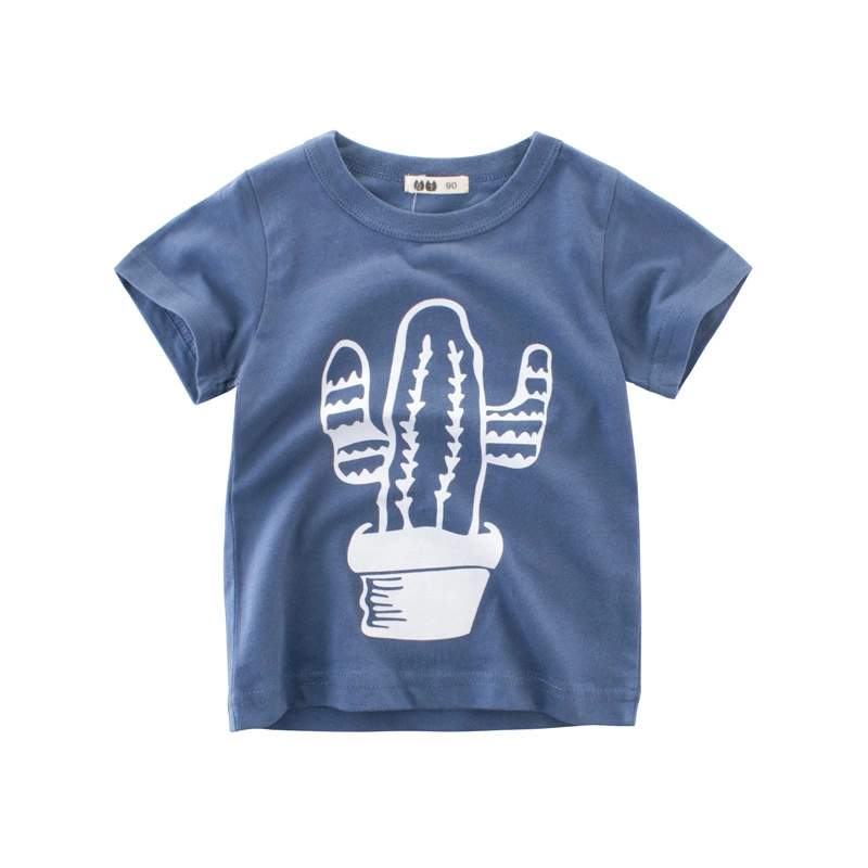 Summer Boys' New Style Children's T-Shirt Short Sleeve Top