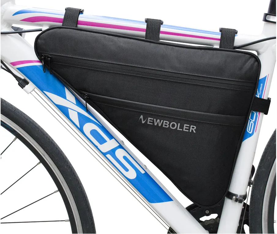 Large capacity bicycle bag triangle bag