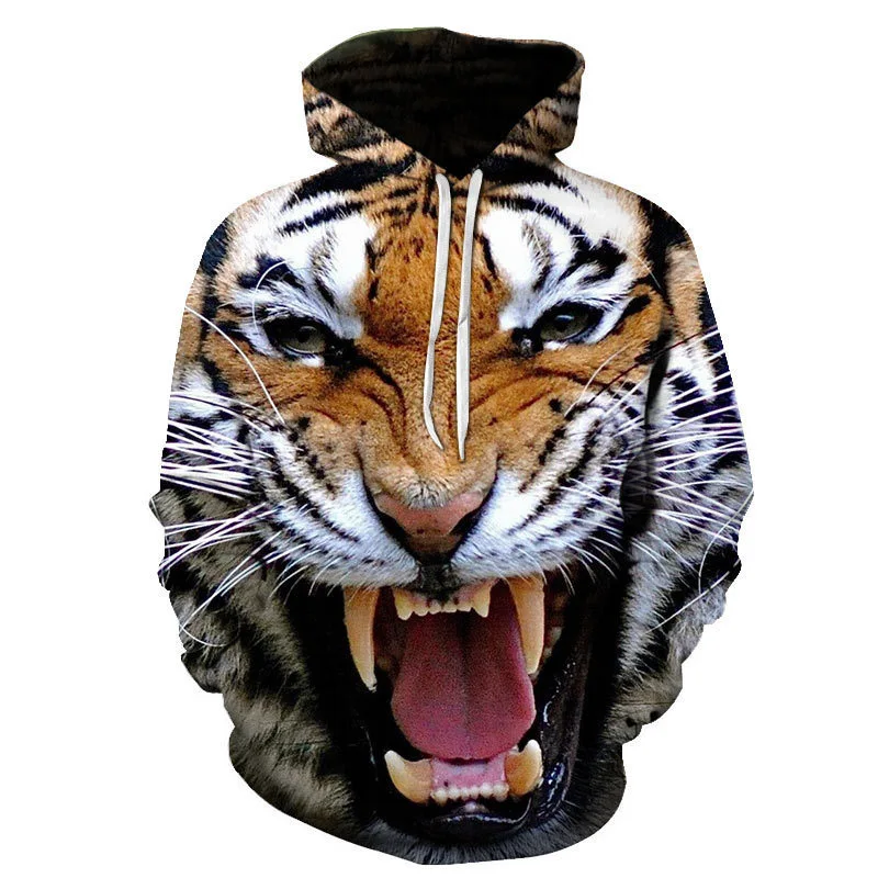 Digital Printed Sweatshirt Hoodie Men's and Women's Jacket