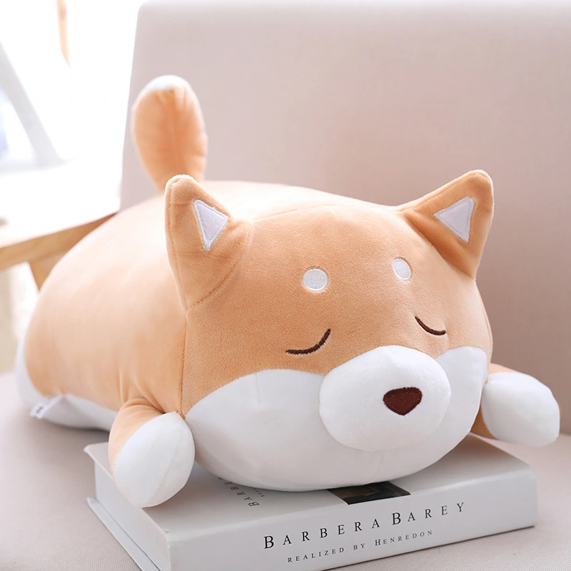 36cm 55cm Cute Fat Shiba Inu Dog Plush Toy Stuffed Soft Kawaii Animal Cartoon Pillow Lovely Gift For Kids Baby Children Gifts