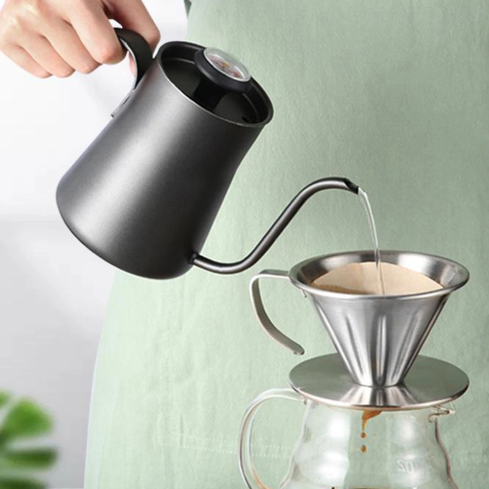 304 Stainless Steel Coffee Pot With Thermometer